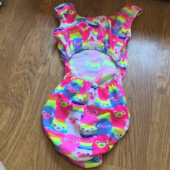Neon llama foxy Leo size child medium (CM) - Picture 2 of 3